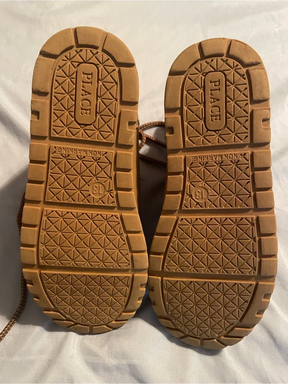 The Children's Place Tan and Brown Kids' Lace-Up Boots